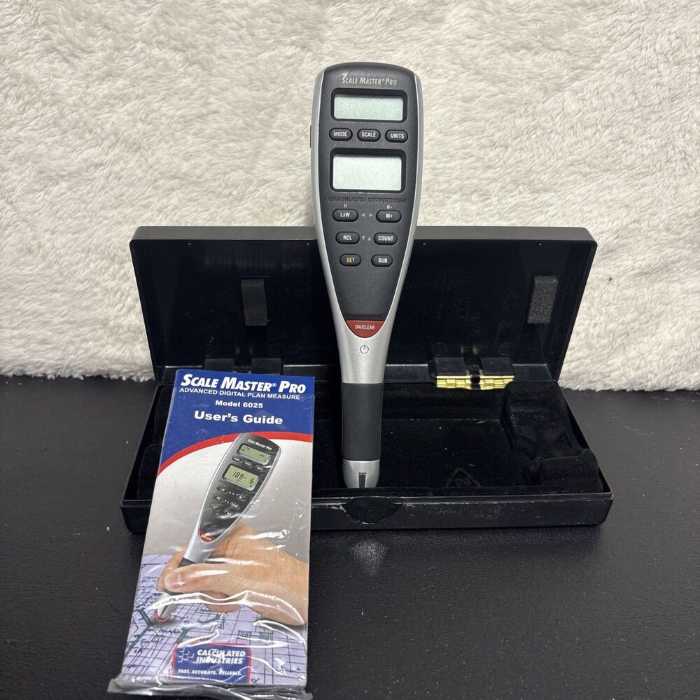 Calculated Industries 6025 Scale Master Pro - Linear Digital Plan Measure Works